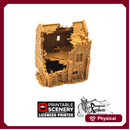 Ruined Norman Stone Keep - King and Country - Printable Scenery Terrain Wargaming D&D DnD 10mm 15mm 20mm 25mm 28mm 32mm 40mm 54mm Painted options