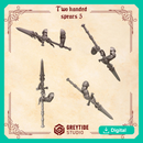 Two handed spears 5 CL