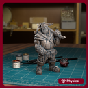Orc Crossbow Over Shoulder - TytanTroll Miniatures - DnD - Fantasy