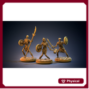 Skeleton Warriors (3 different models) Giant Skeletons | 28mm, 32mm,75mm Scales | Resin Miniature | Dungeons and Dragons |Pathfinder | - Only-Games