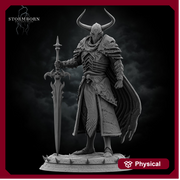 Death Knight, Oathbreaker Paladin Two Handed Great Sword PC NPC | 28mm,32mm,54mm, 75mm, 100mm Scales| Dungeons & Dragons| Pathfinder | - Only-Games