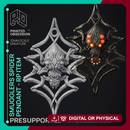 Smugglers Spider - RP Pendant -  PRESUPPORTED - Illustrated and Stats - 32mm scale