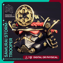 Samuri Stormtrooper Helm - Star Wars Fanart - 10cm toy