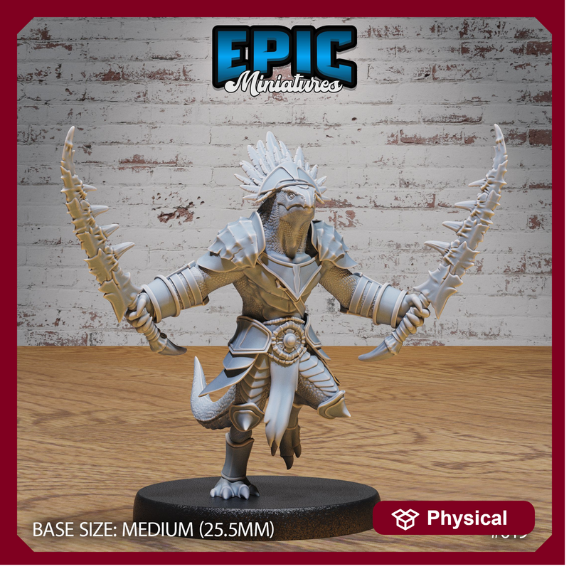 Lizard Folk Army Dual Swords - Only-Games
