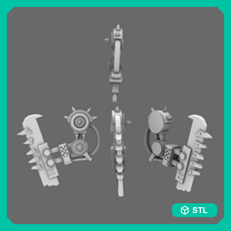 Space Orcs Robo Boyz Melee Arms LEFT