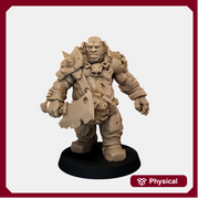 Ogre Butcher Resin Miniature - Cleaver Option 3 - "The Ogre Wars" - Only-Games