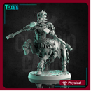 (0221) Male centaur hunter ranger assassin with two axes