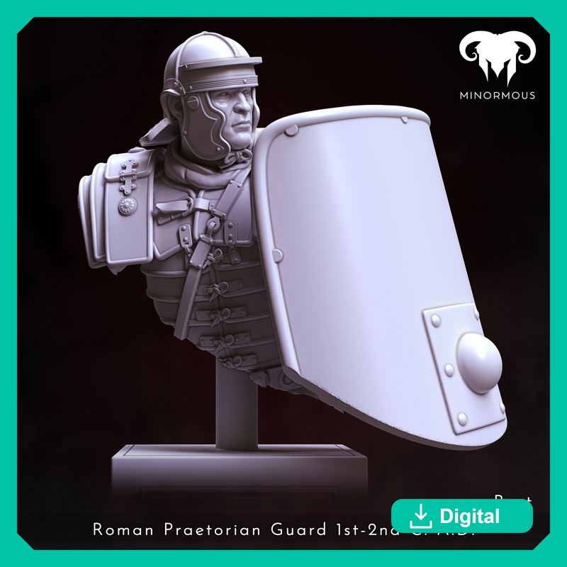 Bust - Roman Praetorian Guard 1st-2nd C. A.D. in action