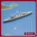 3D Printed Out of Box Axis & Allies 1914 Cruiser (x10)