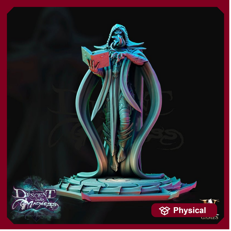 Mind Flayer, Illithid  Unpainted Miniature | 28mm, 32mm, 75mm Scales | Dungeons and Dragons | Pathfinder | DnD 5e | Mindflayers | Mindflayer - Only-Games
