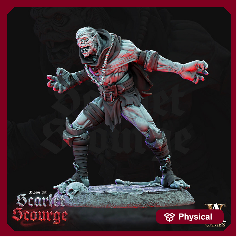 Undead Ghoul, Zombie  | 28mm, 32mm, 54mm, 75mm, 100mm  Scale | Undead Dungeons and Dragons 5e Miniatures | Pathfinder | Archvillain games - Only-Games