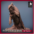 Crested Varan Sleep