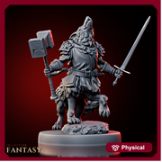 Dog Centaur w/ Sword & Hammer 2 - Only-Games