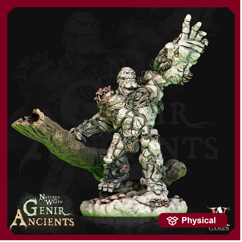 Forest Earth Elemental | 28mm and 32mm Scale | DnD 5e Miniature | Resin Figure Dungeons and Dragons| Archvillain Games - Only-Games