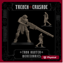 Trench Crusade - Communicant Tank Hunter (crouching) - Mercenaries