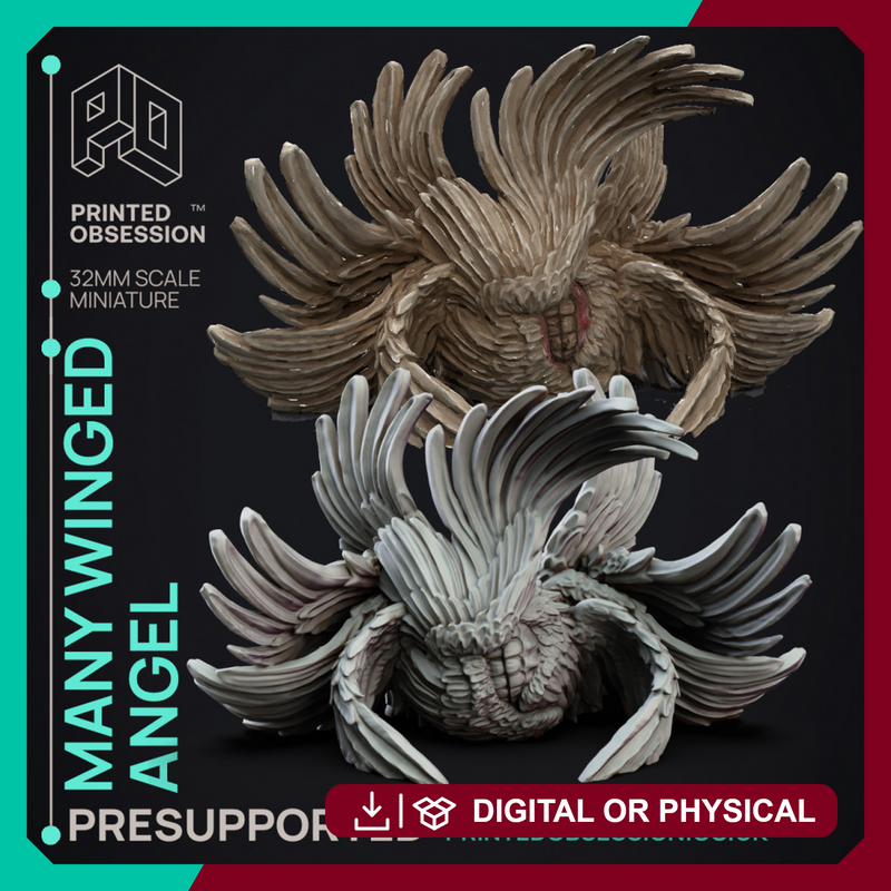 Many Winged Angel - SCP "The D&D Incursion" - PRESUPPORTED - 32mm scale