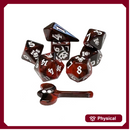 Skull & Axe 8 Dice Polyhedral Dice Set