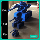 Knuse Mechs - Minis for Gameplay