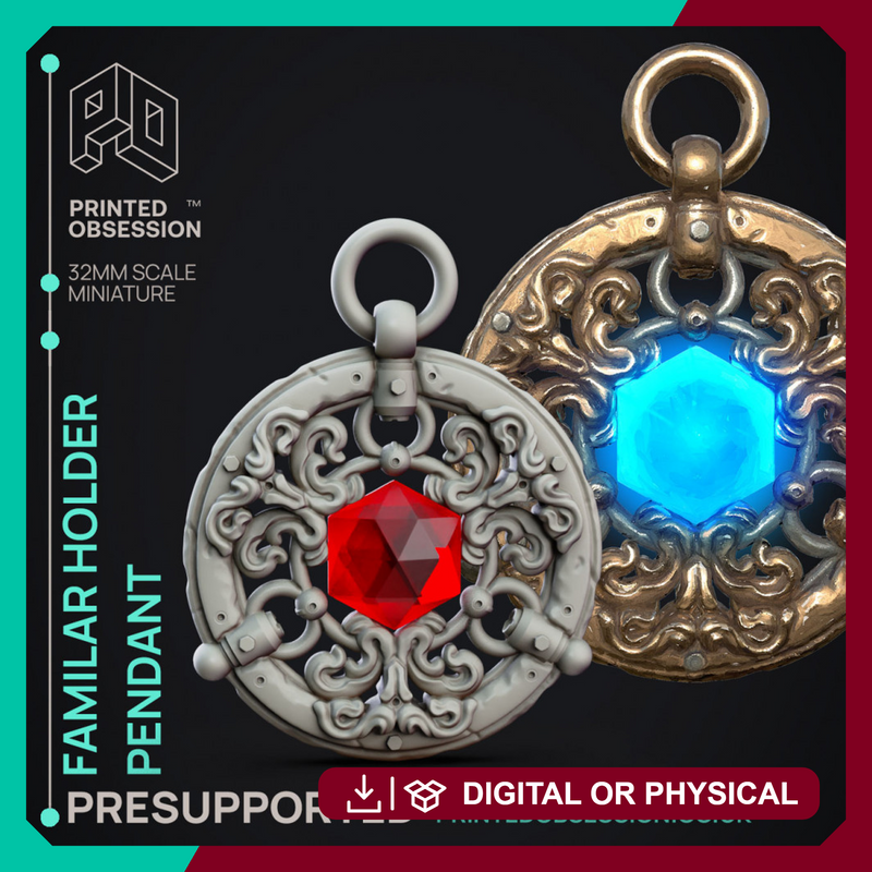 Familar Device - Fantasy Pendant Prop - PRESUPPORTED