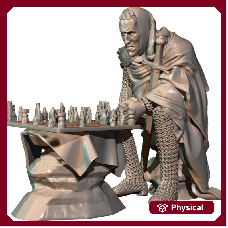 "Antonius Block Last Game - The 7th Seal" - 34mm