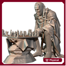 "Antonius Block Last Game - The 7th Seal" - 34mm