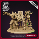 Master Dario, Grigor, and Nenia - Frankenstein's Lab Diorama