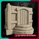 Sentry's Timber Keep - Wooden Watch Post STL for DnD & Wargaming