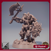 Beastman - Minotaur -Yakfolk  | 28mm, 32mm,54mm,75mm, 100mm Scale Resin Miniature | Dungeons and Dragons Miniatures | Pathfinder | - Only-Games