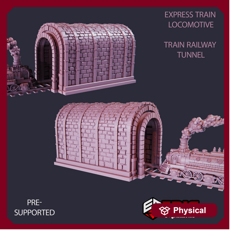 Express Train Locomotive & Tunnel - Only-Games