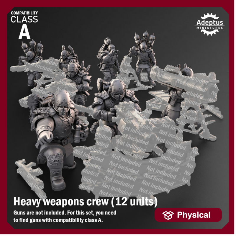 Heavy Weapons Team. Dark Krocs. Renegades and Heretics. Compatibility class A.