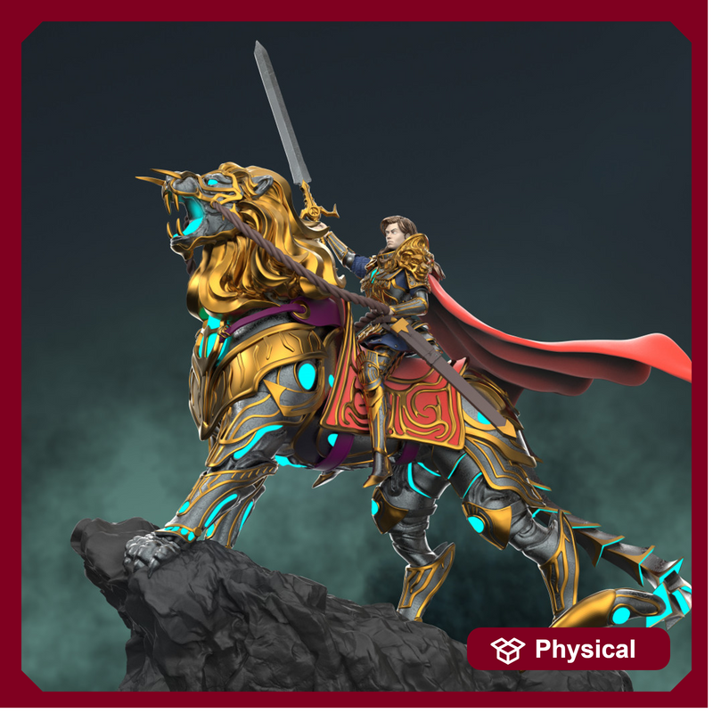 Althea the Radiant (Mounted on Aslan)