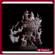 Flesh Golem Abomination Pestilence Demon (3 sizes) | 194mm Tall | Large, Huge, Gargantuan D&D scale | Daemon Mini | Wargames  | - Only-Games