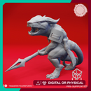 Kobold Spearman - Tabletop Miniature (Pre-Supported)