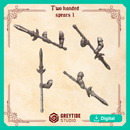 Two handed spears 1 CL