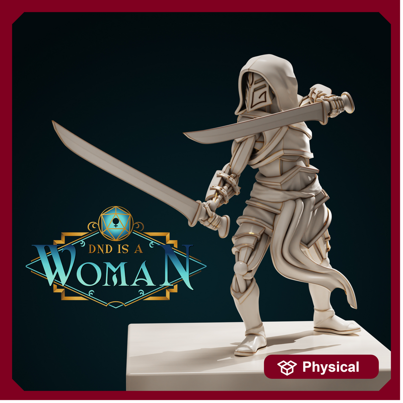 Ironborn Fighter - Onyx - 28mm / 32mm / 75mm
