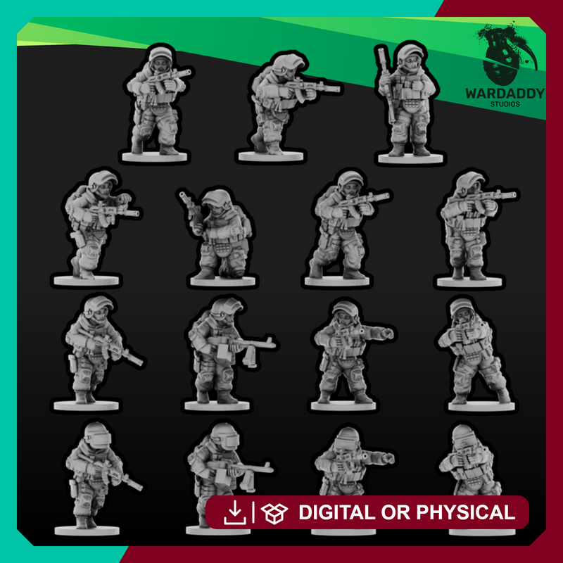 Modern Eastern Operators Squad 1 (15mm-28mm)