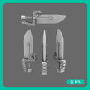 Cyber Samurai Butterfly Style Electro Sword NOHAND