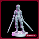 Daena - Female knight - 32mm - DnD