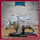 Triceratops Dinosaur Mount Walking