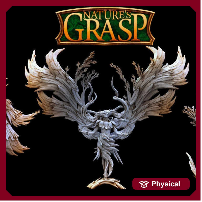 Dryad Forest Angel | Dungeons and Dragons Miniature  Available: 28mm, 32mm 75mm Scale |- Minis - D&D 5e Desert | Mini Monster Mayhem - Only-Games