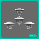 Cyber Samurai V10K Skull & Oni Jingasa Helmets