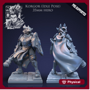 Korgor The Paladin - Idle Pose