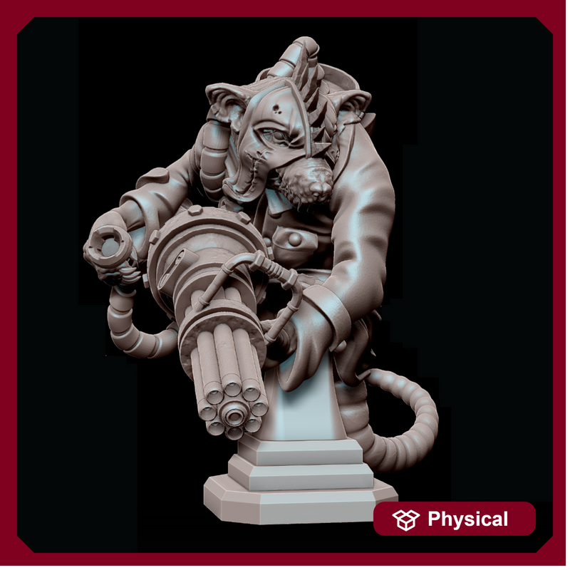 FANTASY WWII REICH RATMAN (HMG) BUST