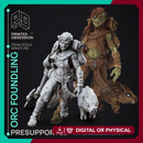 Orc Foundling - Female orc Foundling - PRESUPPORTED - 32mm scale