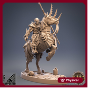 Elite Vampire Cavalry. Blood Knights Proxy | Mounted Vampire Miniature | 28mm Scale | 32mm Scale | 75mm Scale | Pathfinder | DnD | Strahd - Only-Games