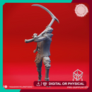 Scarecrow - Scythe - Tabletop Miniature (Pre-Supported)