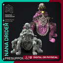 Nana Drider - Spider Woman -  PRESUPPORTED - Illustrated and Stats - 32mm scale
