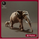 African Bush Elephant Cow and Calf 1/43