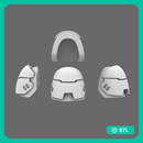 Space Knights V6 Stroud Smooth Shoulder Pad Type C