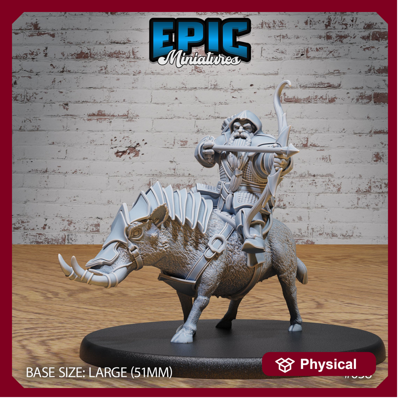 Dwarf Army Warthog Archer - Only-Games